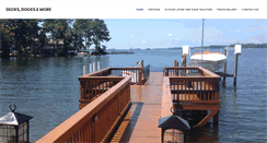 Desktop Screenshot of decksdocksandmore.com